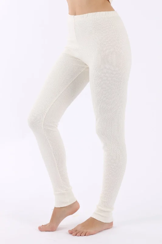 Women's Thermal Base Layer Leggings Cozy Mid-Rise Workout Leggings