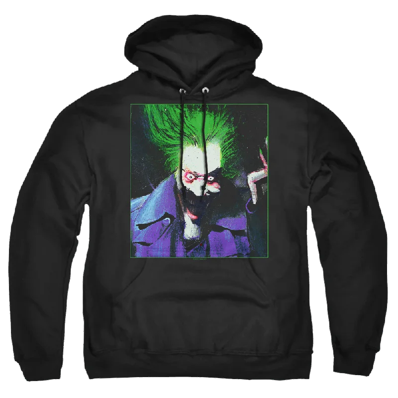 Joker, The Arkham Asylum Joker - Pullover Hoodie Cold Shoulder Design