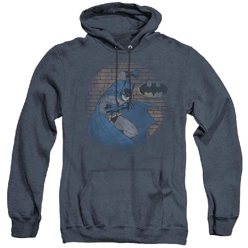 Dc Batman In The Spotlight - Heather Pullover Hoodie Cold Shoulder Design
