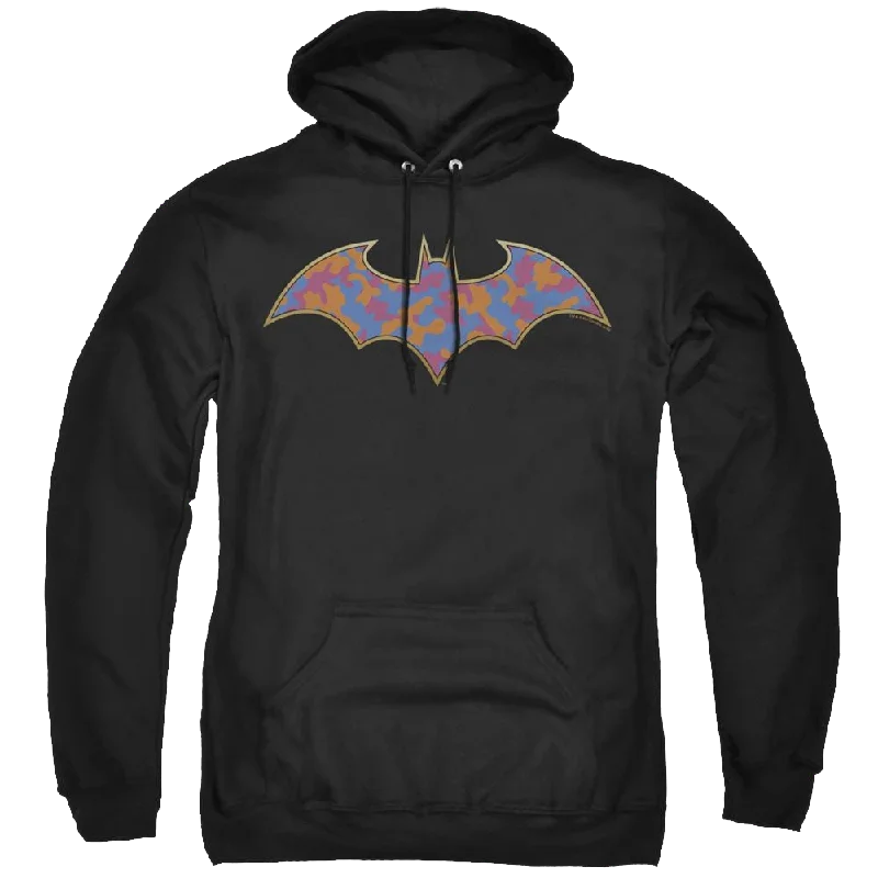 Dc Batman Gold Camo - Pullover Hoodie Asymmetrical Neck Pullover