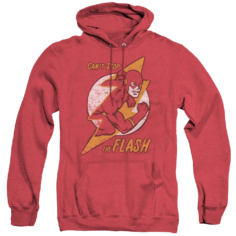 Flash, The Flash Bolt - Heather Pullover Hoodie Polo Neck Sweater