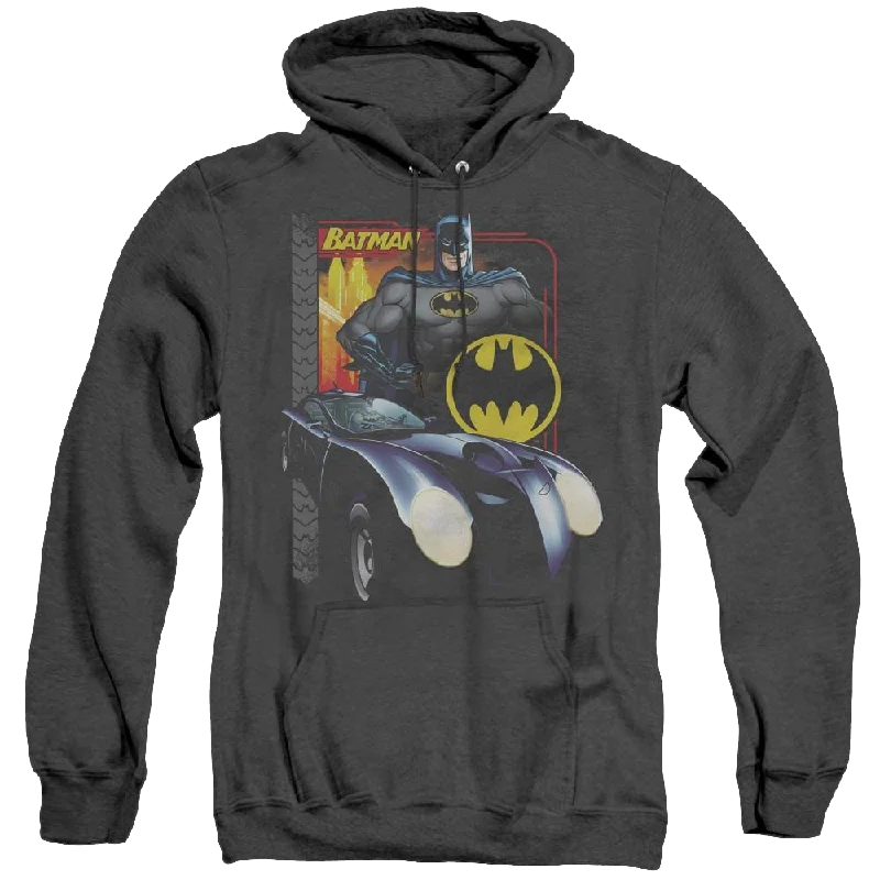 Dc Batman Bat Racing - Heather Pullover Hoodie Chunky Knit Pullover