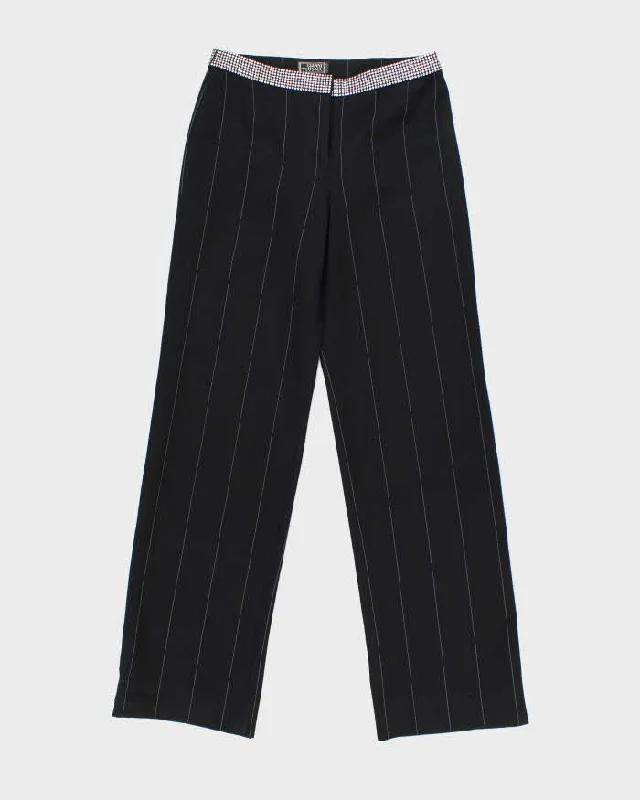 Vintage 90s Gianni Versace Stripe Trousers - W28 L30 Trousers Timeless Classic
