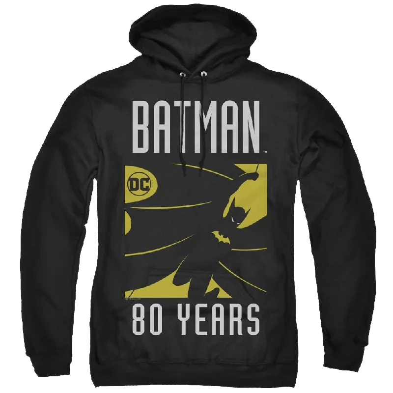 Dc Batman Silhouette - Pullover Hoodie One Shoulder Top