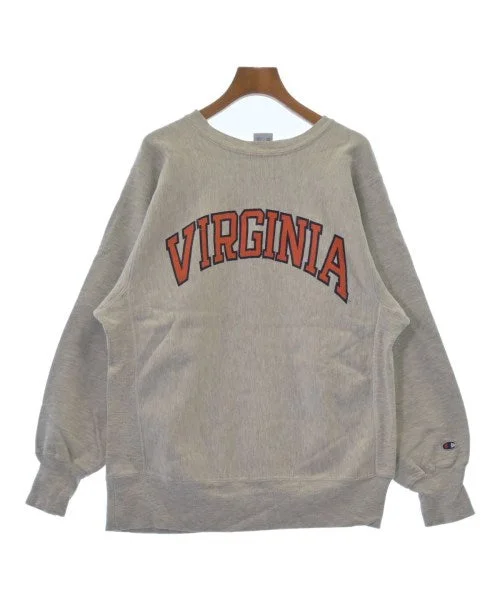 CHAMPION Sweatshirts Hoodie with Hem Embroidery Detailed Premium