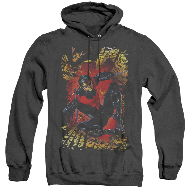 Nightwing Nightwing #1 - Heather Pullover Hoodie Three Quarter Sleeve