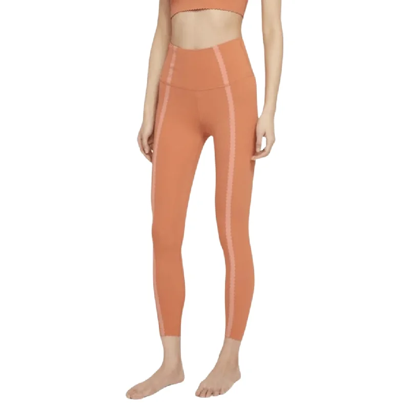 Yoga Luxe 7/8 Eyelet Leggings Comfortable Power Mesh Leggings