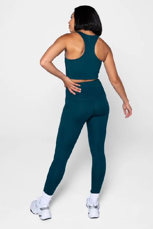 GIRLFRIEND COLLECTIVE // COMPRESSIVE HIGH RISE LEGGING - GLOBE Cozy Warmth Leggings