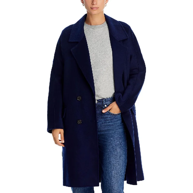 Rails Womens Marta V-Neck 2Button Closure Long Coat Chenille Brocade Lace