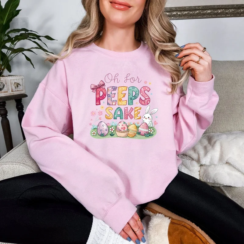 Hazel Blues® | For Peeps Sake Graphic Sweatshirt Hoodie with Zipper Versatile Modern Hazel Blues® | For Peeps Sake Graphic Sweatshirt Hoodie with Zipper Versatile Modern
