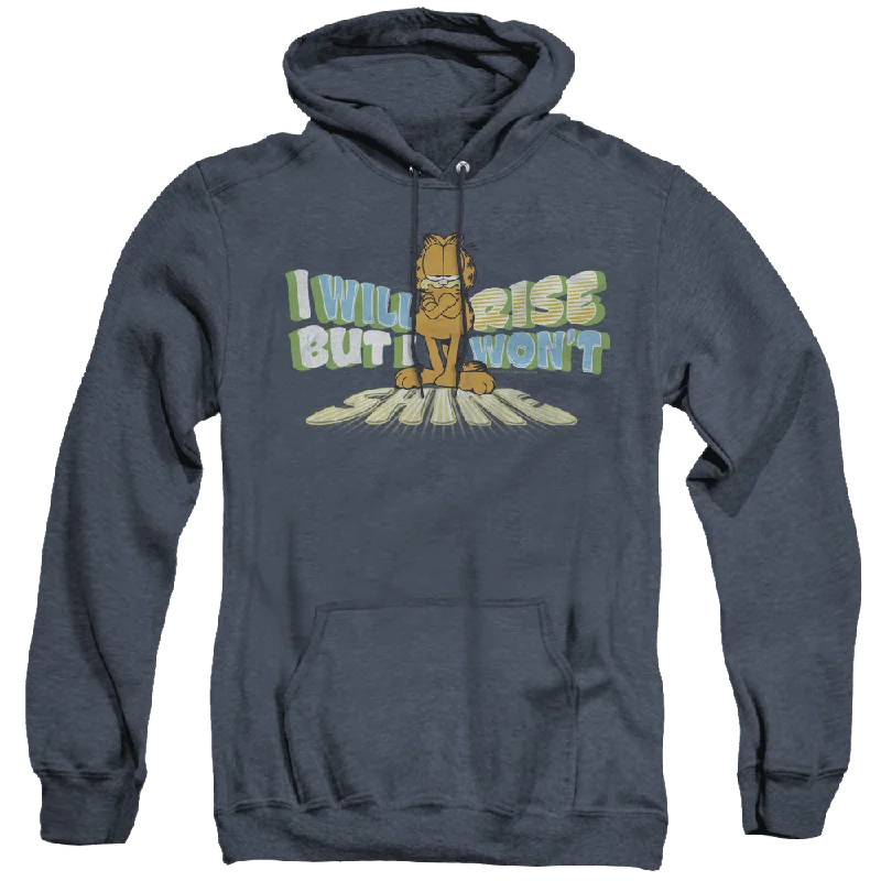Garfield Rise Not Shine - Heather Pullover Hoodie Honey Neck Pullover