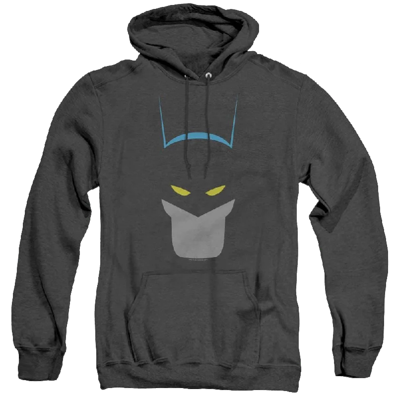 Dc Batman Simplified - Heather Pullover Hoodie Zipper Front Cardigan