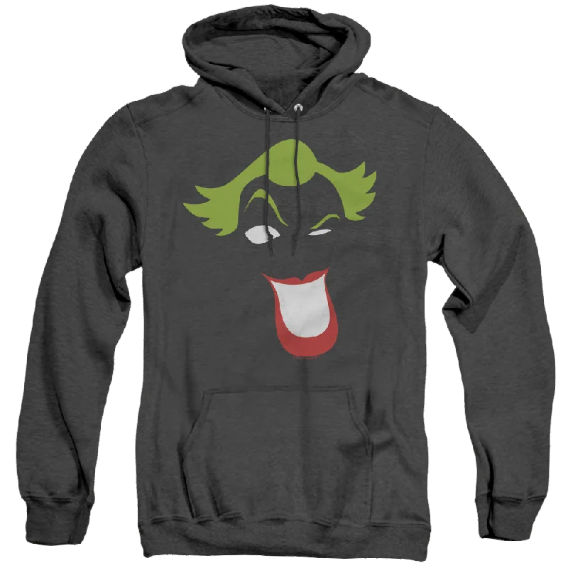 Joker, The Joker Simplified - Heather Pullover Hoodie Faux Fur Trim