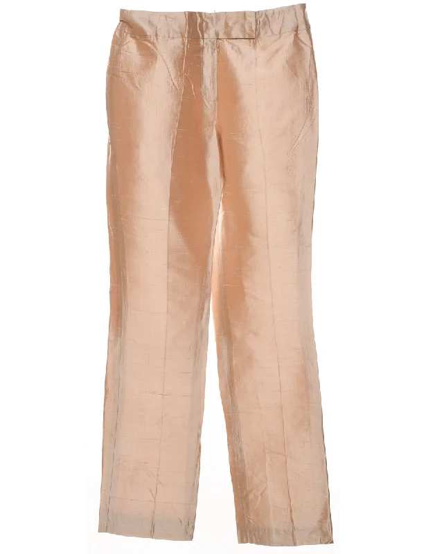 Gold Classic Straight-Fit Trousers - W30 L32 Trousers Favorite Customer