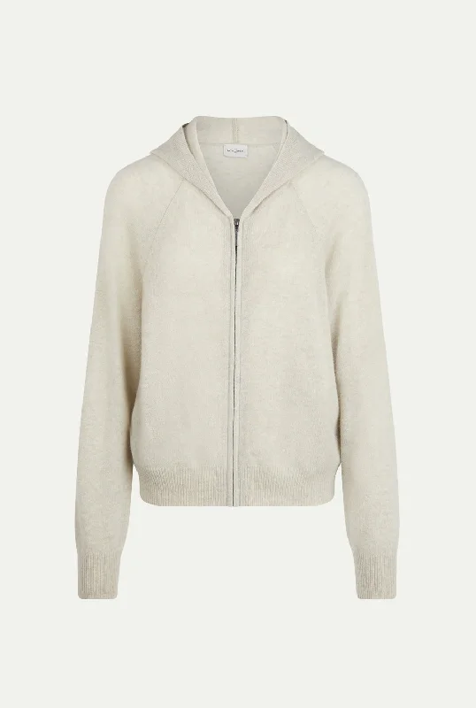DACCA cashmere hoodie Hoodie with Turtle Neck Cozy Winter