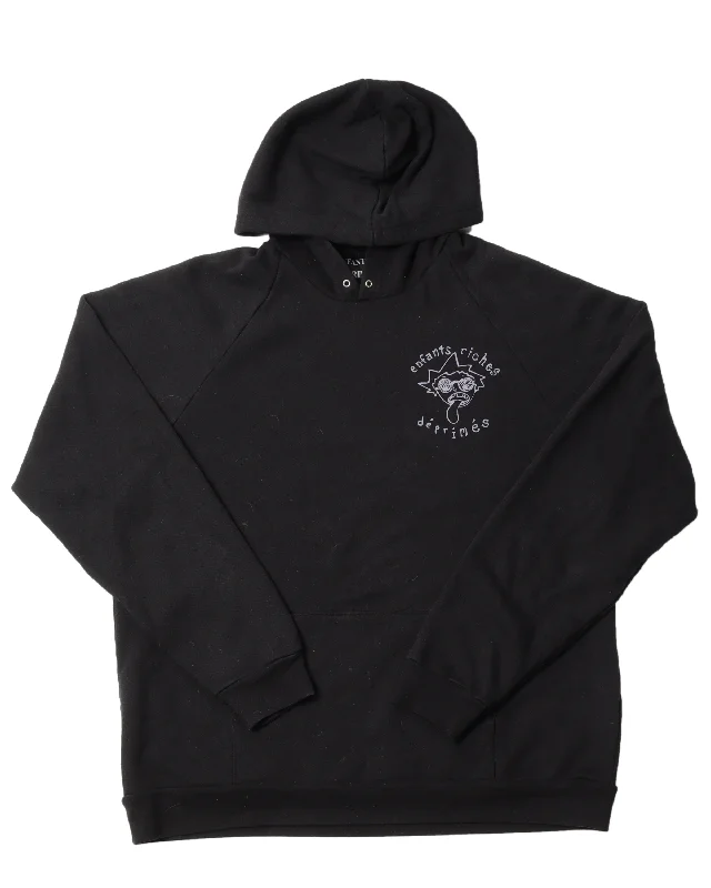 Chess Board Hoodie Hoodie with Batwing Sleeves Loose Dramatic