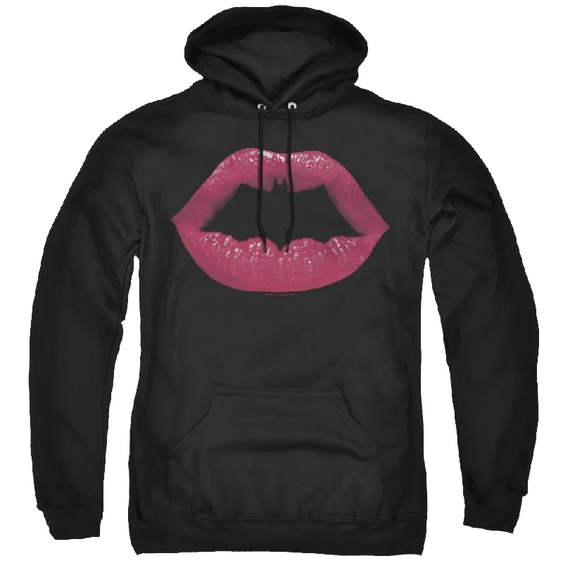 Dc Batman Bat Kiss - Pullover Hoodie Slim Sleeve Pullover