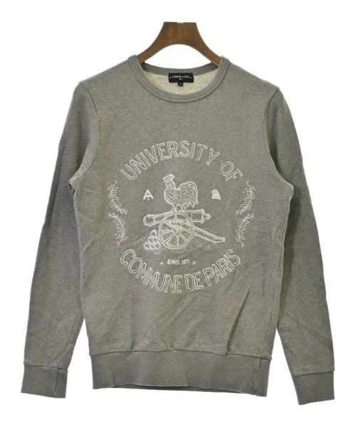 COMMUNE DE PARIS Sweatshirts Hoodie with Hem Frayed Vintage Worn