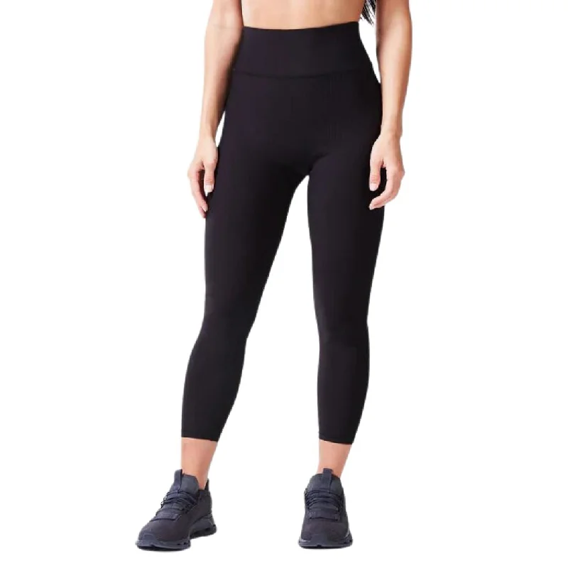 Code 7/8 Ribbed Leggings Trendy Digital Print Leggings