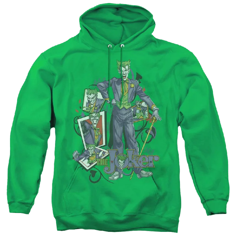 Dc Batman Wild Cards - Pullover Hoodie Saggy Sleeve Comfort