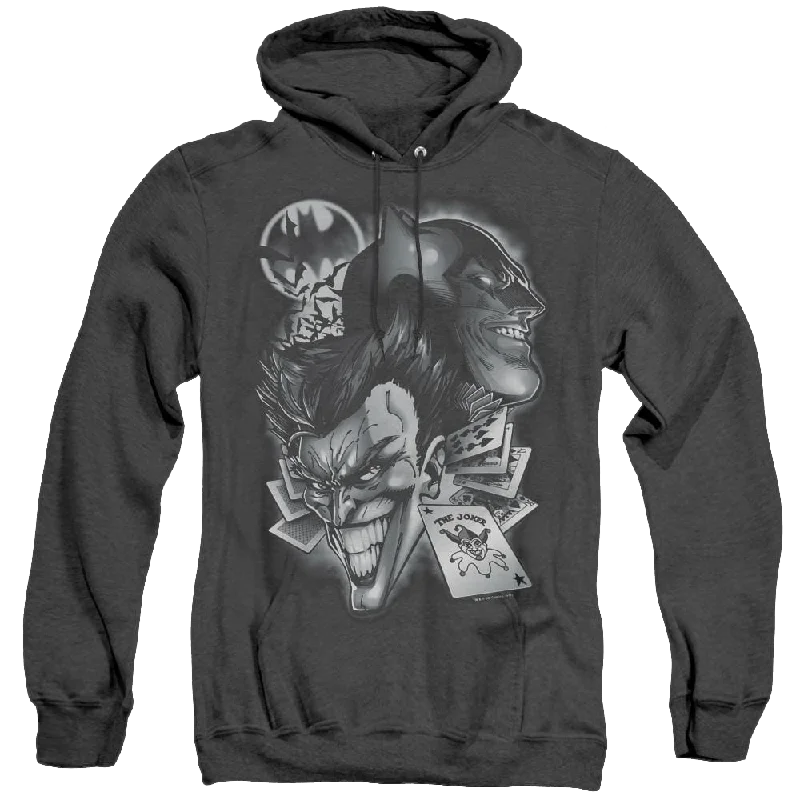 Dc Batman Archenemies - Heather Pullover Hoodie Turtleneck Warm Pullover