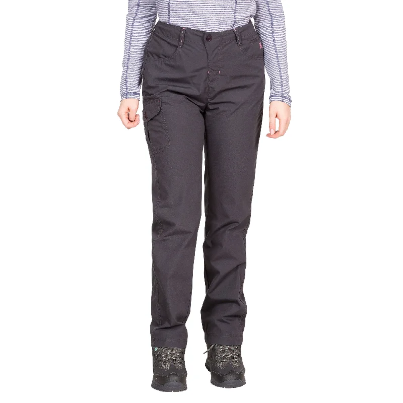 Rambler Womens Walking Trousers in Dark Grey Trousers Capri Summer