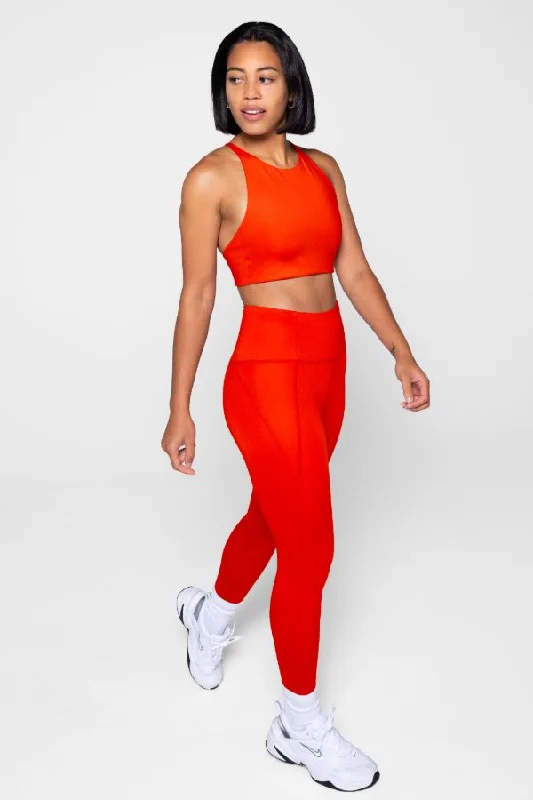 GIRLFRIEND COLLECTIVE // COMPRESSIVE HIGH RISE LEGGING - DAYBREAK Fashionable High-Rise Leggings