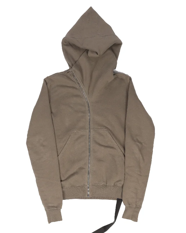 Mountain Zip-Up Hoodie Hoodie with Embroidery Detailed Premium