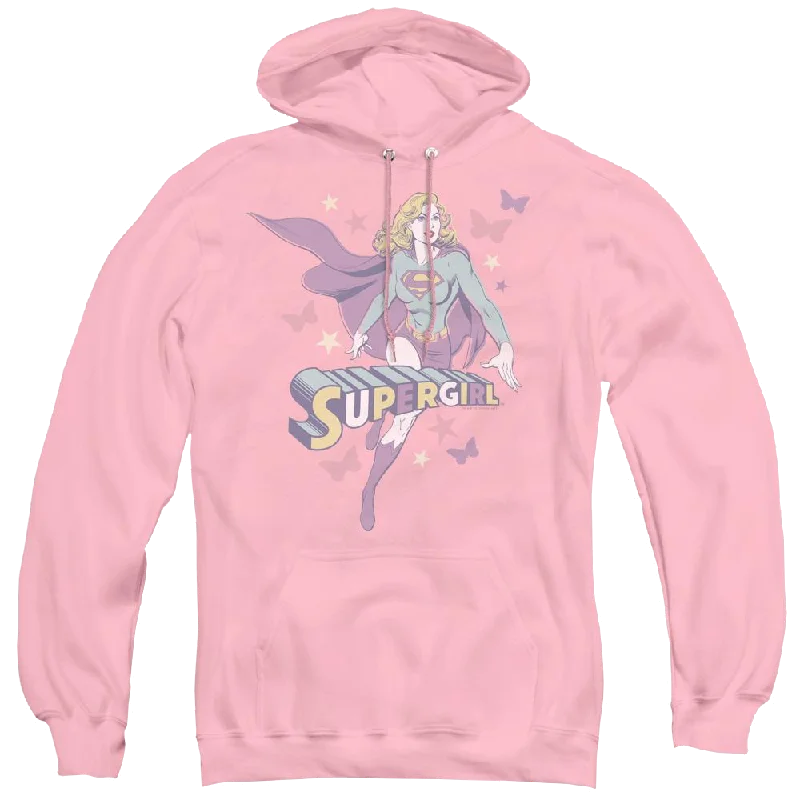 Supergirl Supergirl Pastels - Pullover Hoodie Elbow Length Sleeve
