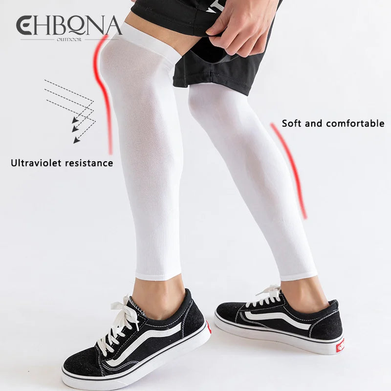 Outdoor Sunscreen Leggings Cycling Sports Summer Leg Sleeves Men And Women Ice Sleeve Ice Silk Stylish Ankle-Length Leggings Outdoor Sunscreen Leggings Cycling Sports Summer Leg Sleeves Men And Women Ice Sleeve Ice Silk Stylish Ankle-Length Leggings