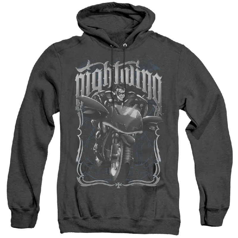 Nightwing Nightwing Biker - Heather Pullover Hoodie Slouchy Comfort Pullover