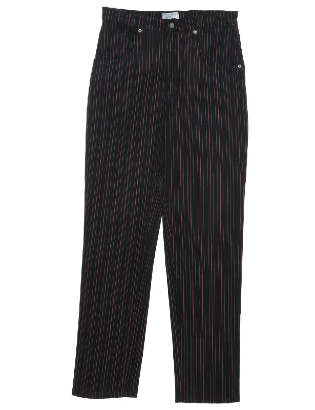 FDJ Pinstriped Smart Trousers - W29 L32 Trousers Favorite Customer