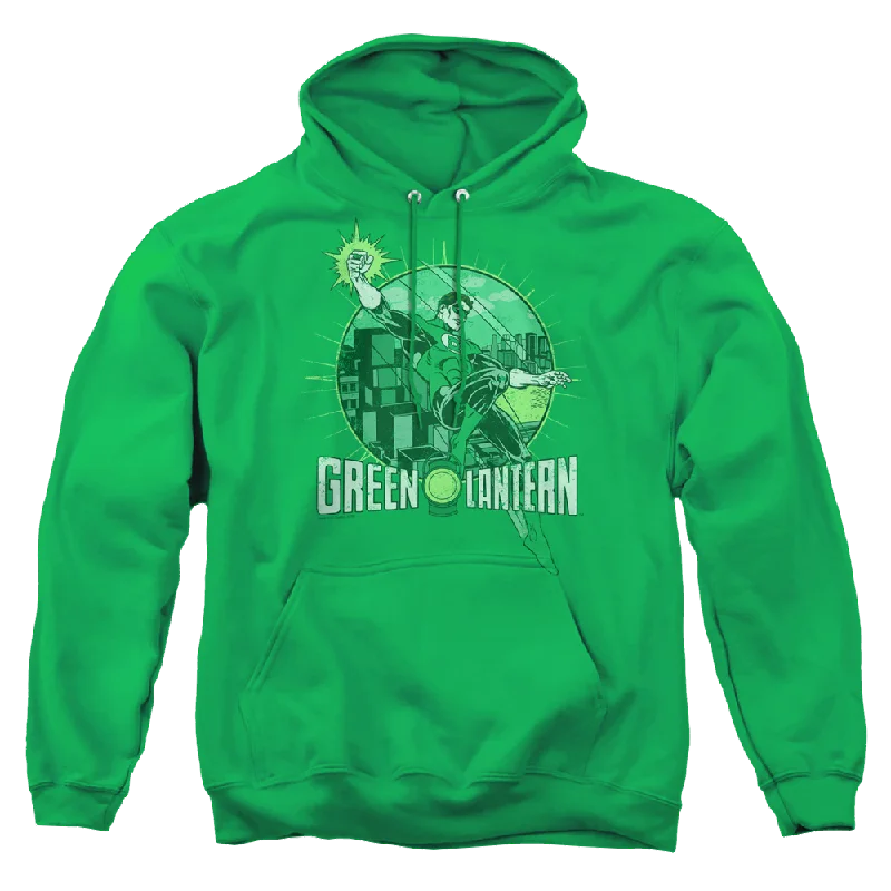 Green Lantern City Power - Pullover Hoodie Crew Neck Wool