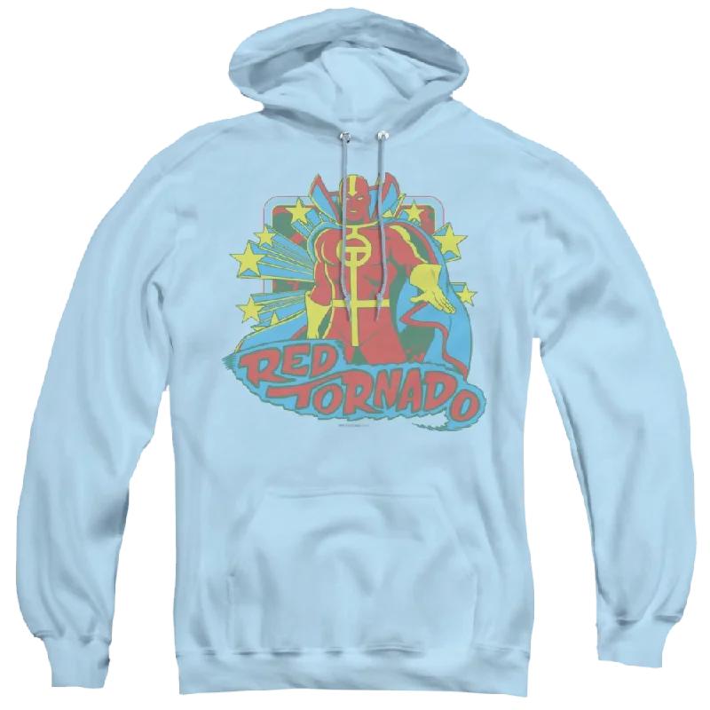 More Dc Characters Red Tornado Stars - Pullover Hoodie V-Neck Stylish Pullover