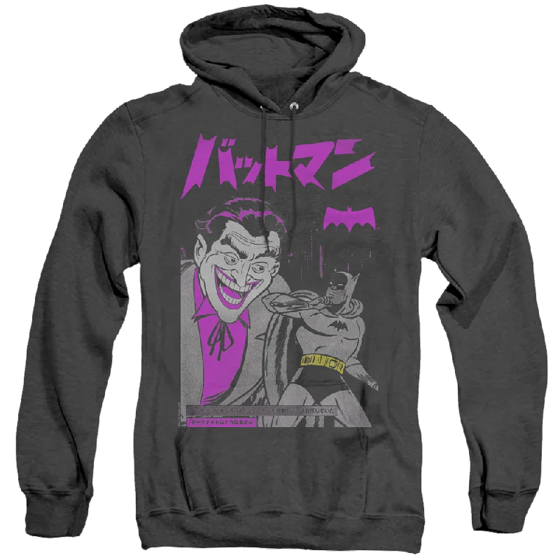 Joker, The Kanji Cover - Heather Pullover Hoodie Jewel Neck Pullover