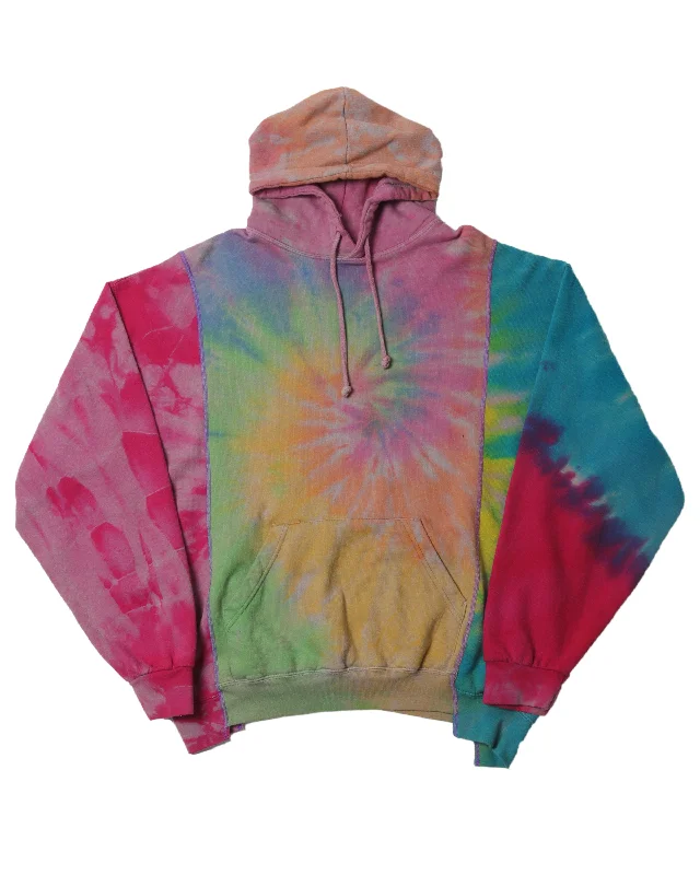 Tie Dye Hoodie Hoodie with Hem Drawcord Adjustable Customizable