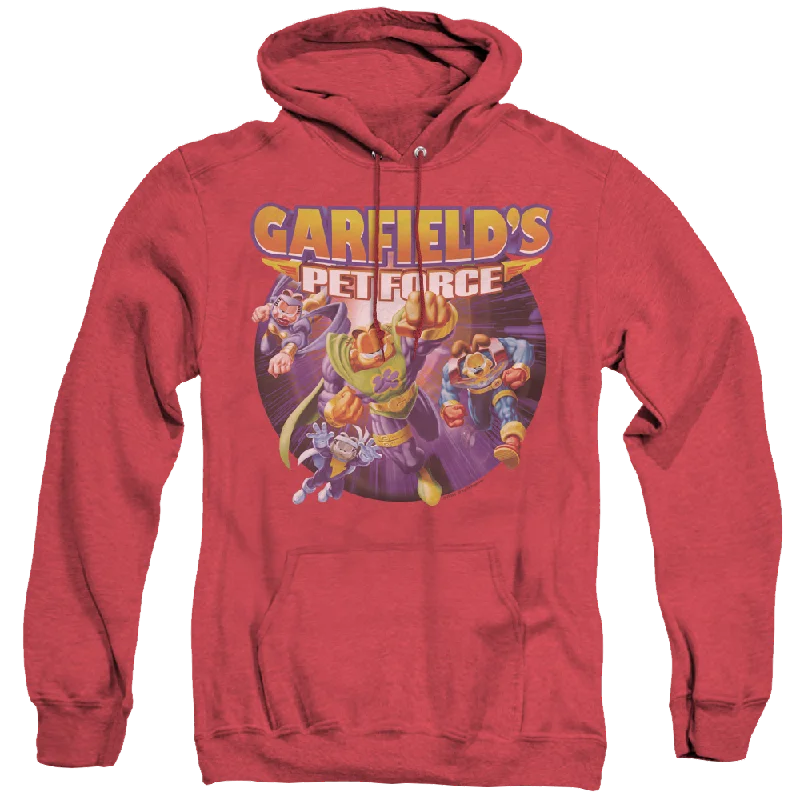 Garfield Pet Force Four - Heather Pullover Hoodie Sabrina Neck Pullover