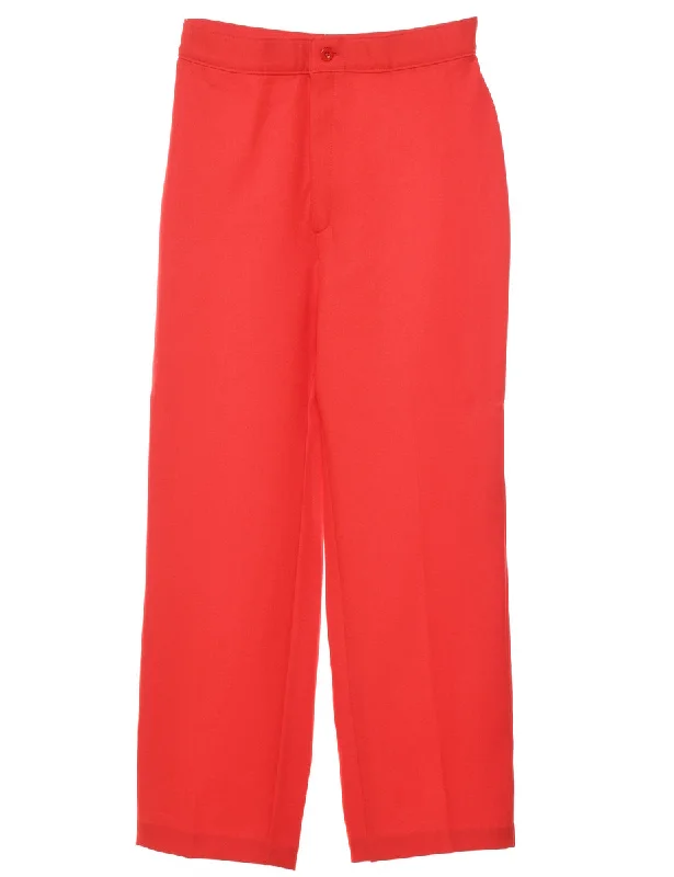 Red JC Penny Trousers - W28 L27 Trousers cozy soft