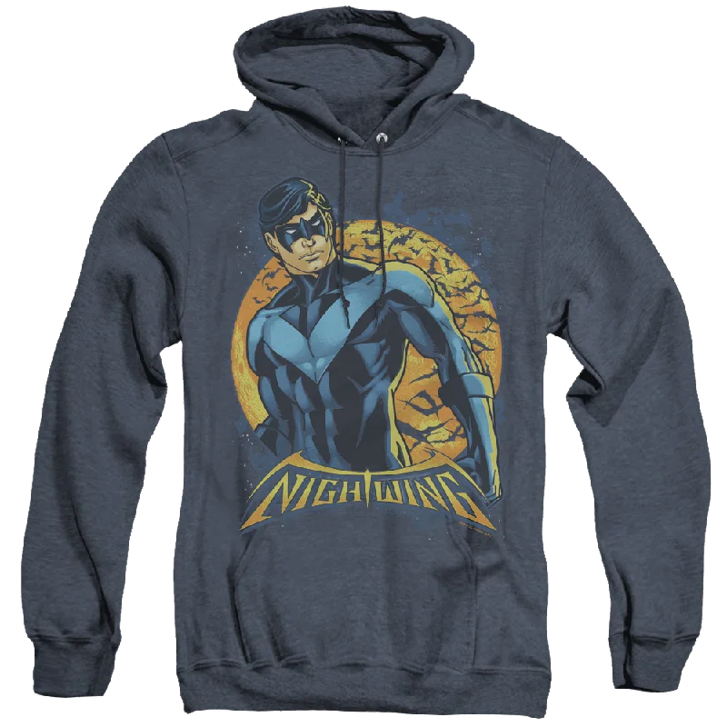 Nightwing Nightwing Moon - Heather Pullover Hoodie Thick Cable Knit