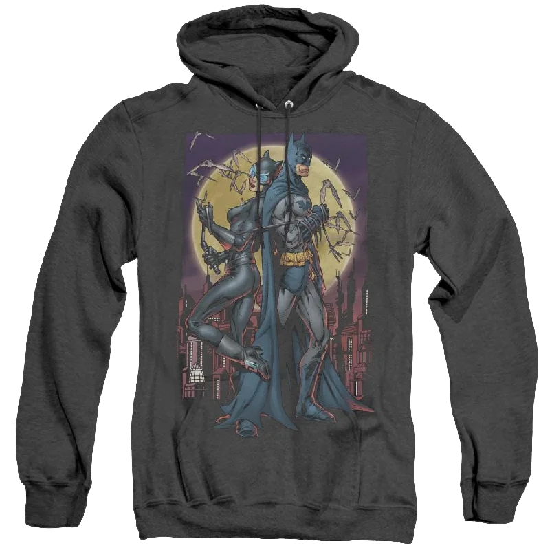 Dc Batman Paint The Town Red - Heather Pullover Hoodie Sabrina Neck Pullover