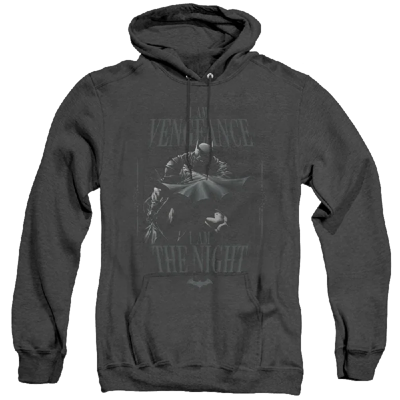 Dc Batman I Am - Heather Pullover Hoodie Surplice Neck Pullover