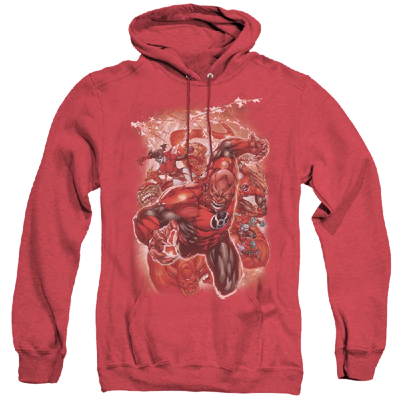 Green Lantern Red Lanterns #1 - Heather Pullover Hoodie Saggy Sleeve Comfort