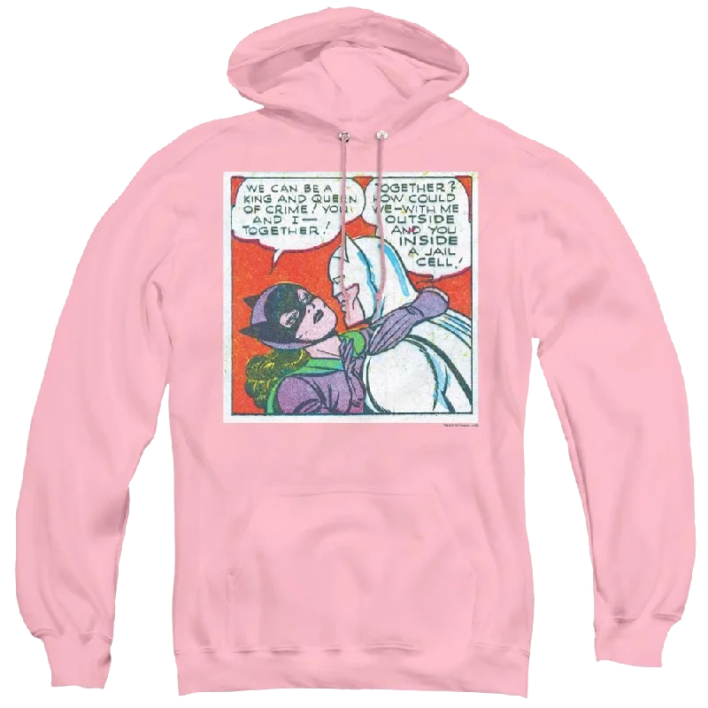 Dc Batman Jail Cell - Pullover Hoodie Shirred Sleeve Feminine