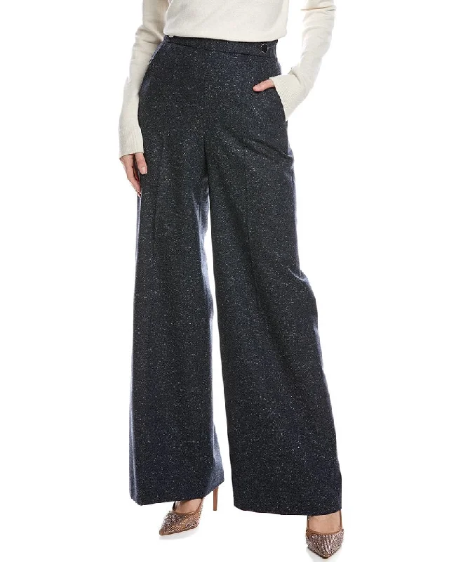 Hugo Boss Tupita Wool-Blend Trouser Trousers Yoga Stretchy