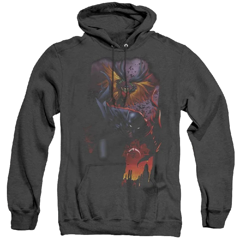 Robin Batman & Robin #1 - Heather Pullover Hoodie Set Sleeve Pullover
