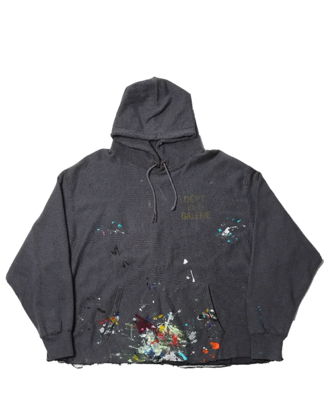 Paint Splatter Hoodie Hoodie with Print Artistic Unique