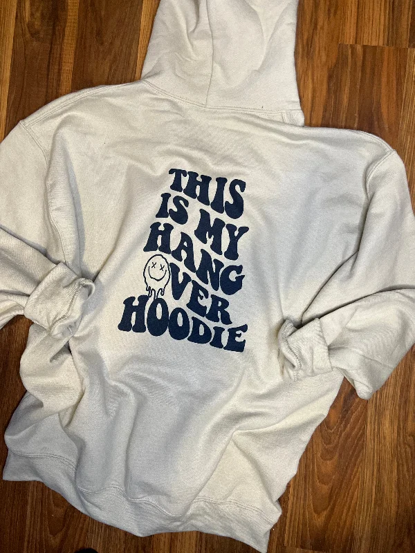 This is my hoodie Hoodie with Frayed Bohemian Relaxed