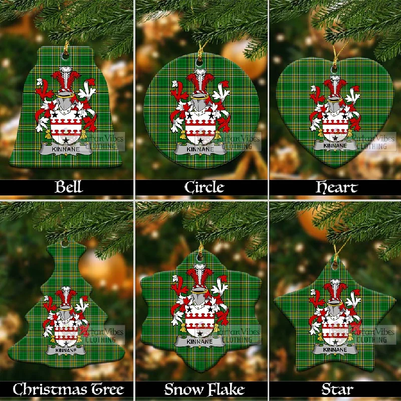 Kinnane Irish Clan Tartan Christmas Ceramic Ornament with Coat of Arms Cape Coat Herringbone Coat Tweed Coat Kinnane Irish Clan Tartan Christmas Ceramic Ornament with Coat of Arms Cape Coat Herringbone Coat Tweed Coat