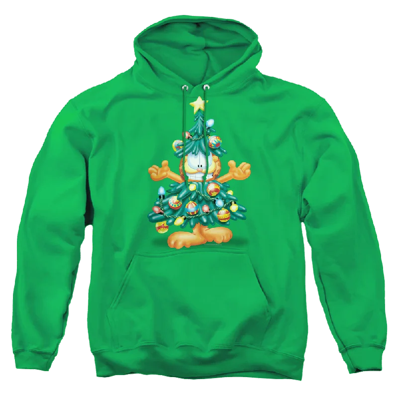 Garfield Tree - Pullover Hoodie Besom Neck Pullover