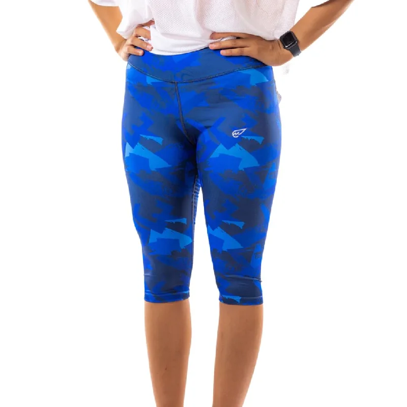 Brushes Capri Leggings Fashionable Lacy Detail Leggings